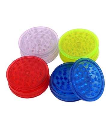 Τρίφτης καπνού BUDDY CLEAR PLASTIC GRINDER 60mm 12202 (ΚΟΥΤΙ 16 ΤΕΜ)