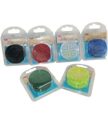 Τρίφτης καπνού GR-14 PERFECT  PLASTIC GRINDER 60mm  (3 parts) + Δώρο χαρτάκι ΣΕΡΤΙΚΟ - ΚΟΥΤΙ ΤΩΝ 12ΤΕΜ