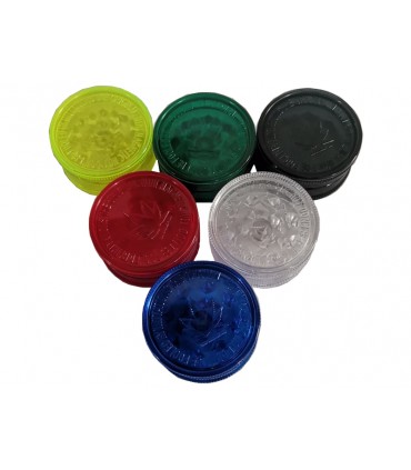 Τρίφτης καπνού GR-04 PERFECT  PLASTIC GRINDER 42mm  (3 parts) - ΚΟΥΤΙ ΤΩΝ 12 ΤΕΜ