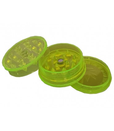 Τρίφτης καπνού GR-04 PERFECT  PLASTIC GRINDER 42mm  (3 parts) - ΚΟΥΤΙ ΤΩΝ 12 ΤΕΜ