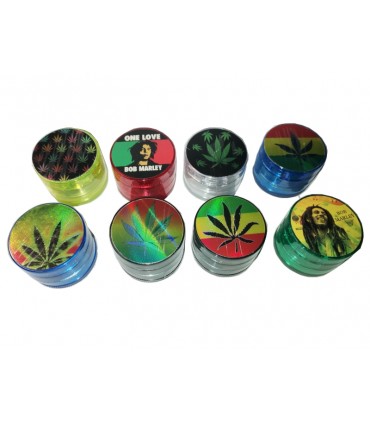 Τρίφτης καπνού HX001-1 PERFECT  PLASTIC GRINDER 52mm  (3 parts) ΤΥΧΑΙΑ ΕΠΙΛΟΓΗ -1 ΤΕΜΑΧΙΟ