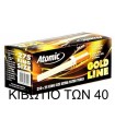 Τσιγαροσωλήνες Atomic Gold Line King Size 24mm (Μακρύ Φίλτρο) των 275 - 40 Πακέτα άδεια τσιγάρα