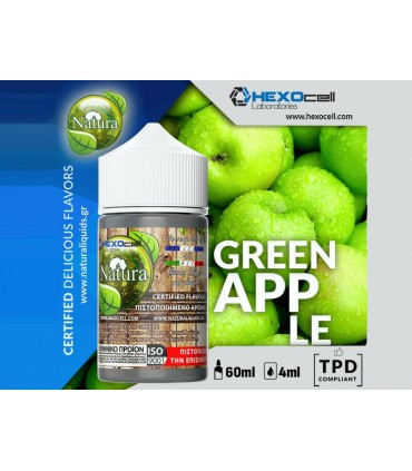 NATURA HYPERMIX ULTRA GREEN APPLE 4/60ML (Πράσινο μήλο)