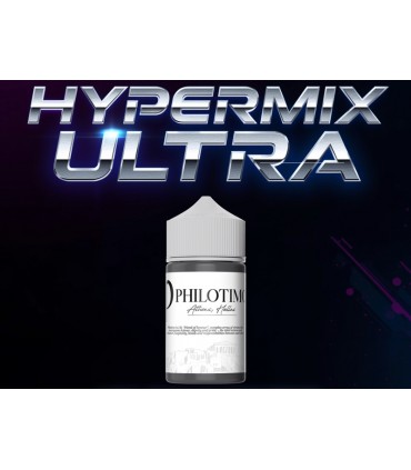 PHILOTIMO HYPERMIX ULTRA ΛΕΥΚΟΣ ΠΥΡΓΟΣ 4/60ml (custard cream, ξηροί καρποί, βανίλια burbon, καρύδα & whiskey)