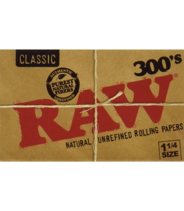Χαρτάκια Raw 300 μεγέθους 1 και 1/4  ακατέργαστο 300 φύλλα - 1 Πακετάκι