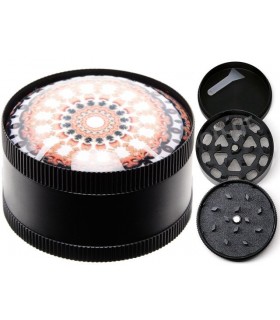 Τρίφτης Καπνού Atomic Metal Grinder Psychedelic 50mm 0212470NT B (3 parts) - 1 Τεμάχιο