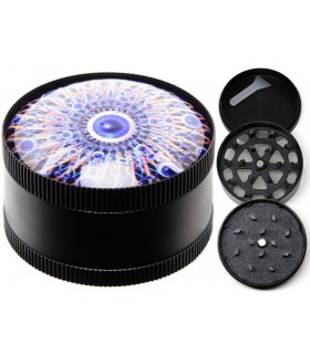 Τρίφτης Καπνού Atomic Metal Grinder Psychedelic 50mm 0212470NT E (3 parts) - 1 Τεμάχιο