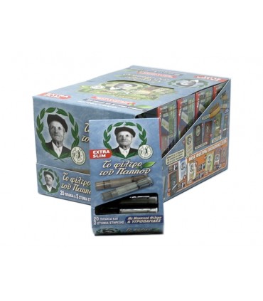 Πιπάκια τσιγάρου ΤΟΥ ΠΑΠΠΟΥ Extra Slim 42902-078 (κουτί με 10 πακετάκια)