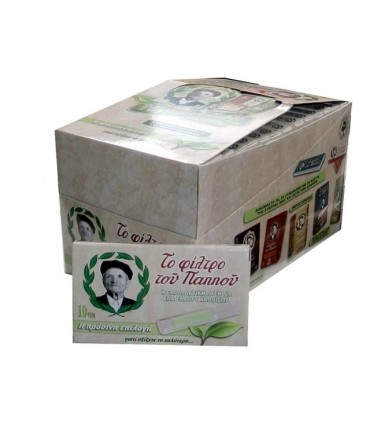 Πιπάκια τσιγάρου ΤΟΥ ΠΑΠΠΟΥ Regular 42902-050 με διπλό σύστημα φιλτραρίσματος (κουτί με 20 πακετάκια)