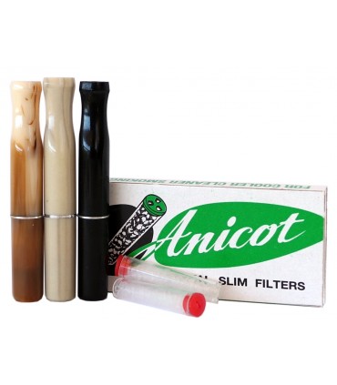 Πίπα τσιγάρου ANICOT 435 SLIM 6mm LUXOR