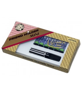 Πίπα τσιγάρου FRIEND HOLDER MINI 8mm 310 (made in Japan) ΜΑΥΡΗ-ΑΣΗΜΙ ΡΙΓΑ