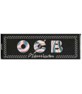 Χαρτάκια OCB Premium Μαύρο με 50 λεπτά φύλλα - 1 Πακετάκι