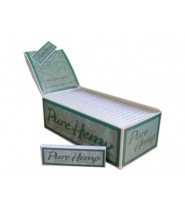 Χαρτάκια Pure Hemp Μικρά (Κλωστική Κάνναβη) με 50 φύλλα - Συσκευασία των 50