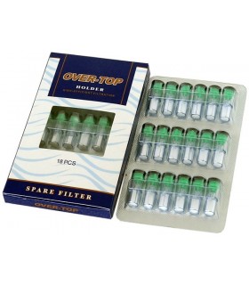 Ανταλλακτικά φίλτρα πίπας τσιγάρου OVER TOP HOLDER SPARE FILTERS 0-27