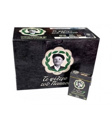 Φιλτράκια Του Παππού ΕΝΕΡΓΟΥ ΑΝΘΡΑΚΑ 8mm 47615 (κουτί με 40 πακετάκια)