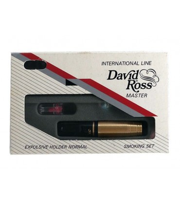 Πίπα τσιγάρου DAVID ROSS MINI για κανονικό τσιγάρο 8mm ΧΡΥΣΗ
