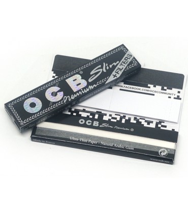 Χαρτάκια OCB Premium King Size Slim με 32 φύλλα και τζιβάνες - 1 Πακετάκι