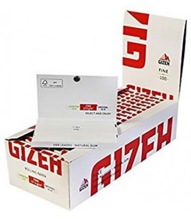 Χαρτάκια GIZEH Fine Magnet Seal με μαγνήτη ( Κόκκινο), κανονικού πάχους, με 100 φύλλα GIP087 (Συσκευασία των 20)