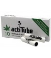 Φίλτρα Πίπας Καπνού actiTube 10 8mm Ενεργού Άνθρακα με 10 Φίλτρα (για πίπα καπνού 9mm) - 1 Πακετάκι