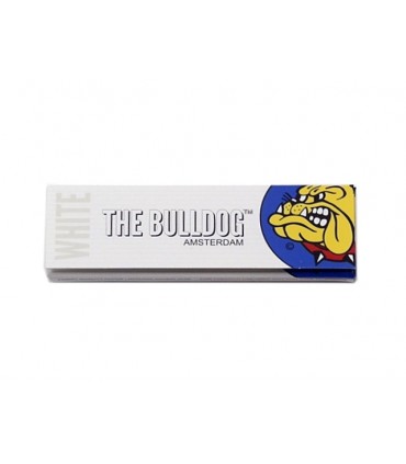 Χαρτάκια THE BULLDOG White Regular, 50 φύλλων (κουτί 25 τεμαχίων)