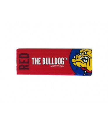 Χαρτάκια THE BULLDOG Red Regular Hemp, 50 φύλλων - 1 Πακετάκι