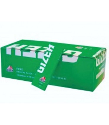 Χαρτάκια GIZEH Fine Cut Corners με 50 φύλλα (Συσκευασία των 50)