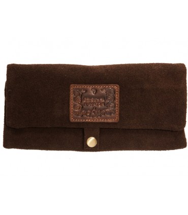 ORIGINAL KAVATZA P04 BROWNIE POUCH σουέτ δερμάτινη καπνοθήκη (για τσιγαρόχαρτα King Size)