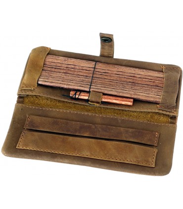 ORIGINAL KAVATZA MP03 MINI JOINT TABBA POUCH δερμάτινη καπνοθήκη (μικρή για τσιγαρόχαρτα King Size)