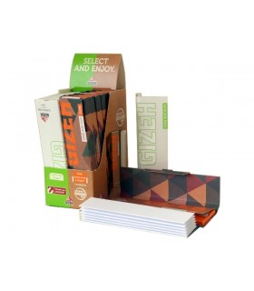Χαρτάκια GIZEH King Size Slim Pure Duo με Τζιβάνες (7) + Gizeh King size Super Fine (12) - (πακέτο)
