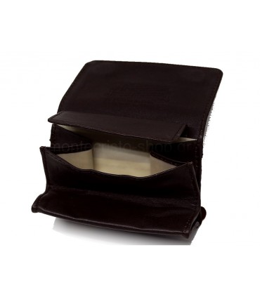 Καπνοθήκη Rolling του παππού 44410-111 Καφέ δερμάτινο πουγκί (μικρή)