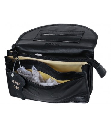 Καπνοθήκη Rolling του παππού 44428-000 Μαύρο τσαντάκι (γνήσιο δέρμα)