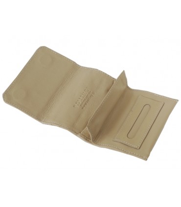 Καπνοθήκη Rolling του παππού 44423-210 Μπεζ δερμάτινο πουγκί (μικρή)