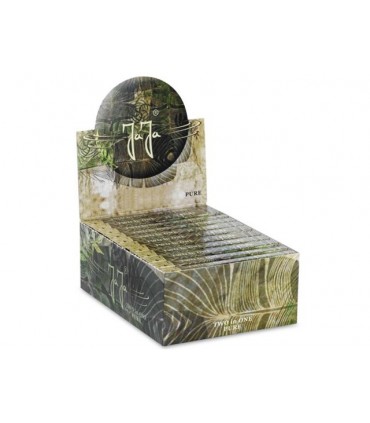 Χαρτάκια JAJA Two in One Pure Unbleached King Size με 32 φύλλα και 32 τζιβάνες (Συσκευασία των 22)