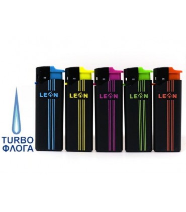 Αναπτήρας Leon Αντιανεμικός Backlight 170188 ΣΧΕΔΙΟ - 1 Τεμάχιο