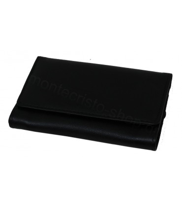 Καπνοθήκη Rolling του παππού 44438-000 Μαύρος φάκελος (γνήσιο δέρμα)