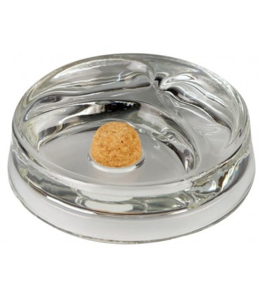 Σταχτοδοχείο Για 2 Πίπες Καπνού απο Γυαλί 17cm 99520831 - 1 Τεμάχιο