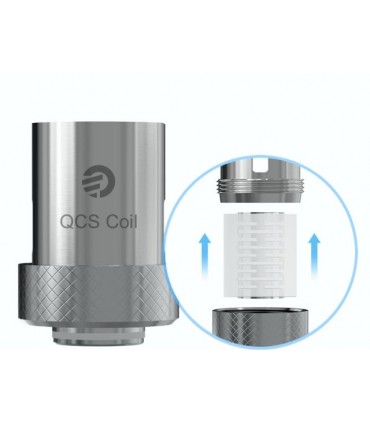 Αντιστάσεις Cubis LVC Clapton 1.5 ohm ρυθμιζόμενες και QCS 0.25 Ohm επισκευάσιμες by JOYETECH (5 τεμάχια)