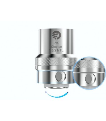 Αντιστάσεις Cubis LVC Clapton 1.5 ohm ρυθμιζόμενες και QCS 0.25 Ohm επισκευάσιμες by JOYETECH (5 τεμάχια)