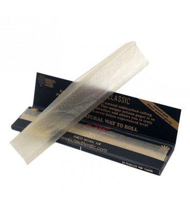 Χαρτάκια RAW BLACK King Size SLIM Classic με 32 φύλλα - 1 Πακετάκι