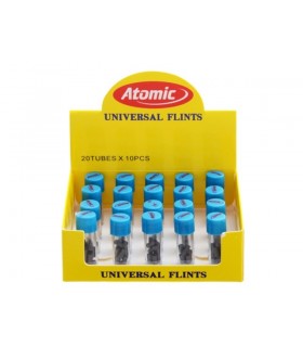Κουτί με 20 κουτάκια πέτρες για αναπτήρες Atomic Universal Flint με 10 τεμάχια (για όλους τους αναπτήρες)