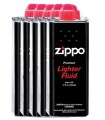 Σετ με 5 Zippo υγρό, Ζιπέλαιο lighter fluid 125ml