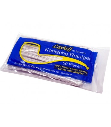 Καθαριστικά πίπας καπνού Lepekoff Rolling βαμβακερά 46103 με 50 τεμάχια - 1 Πακετάκι