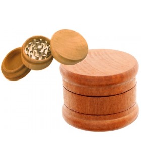 Τρίφτης καπνού ATOMIC Ξύλινος Τριπλός 58mm 0212455