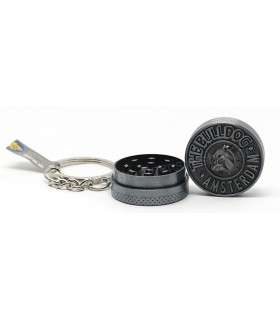 THE BULLDOG KEYCHAIN GRINDER 30mm 2 parts KC00077