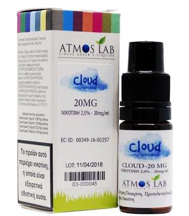 Βάση Atmos Lab CLOUD (70%VG+30%PG) 20mg νικοτίνη 10ml