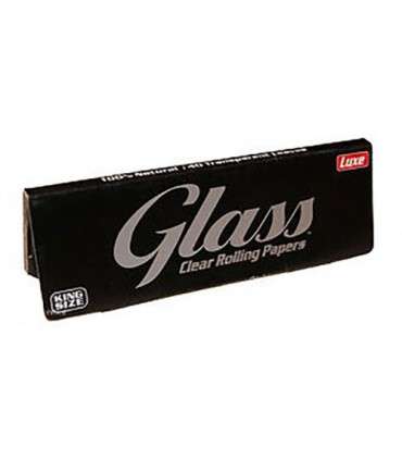 Χαρτάκια Glass Clear (Διάφανο) King Size (Μεγάλα)  - 1 Πακετάκι