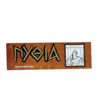 Χαρτάκια ΠΥΘΙΑ Ακατέργαστα (Καφέ) με 50 φύλλα - 1 Πακετάκι