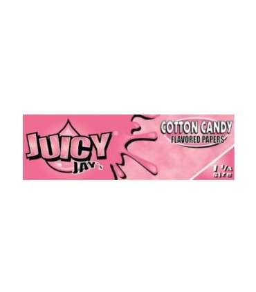 Χαρτάκια στριφτού Αρωματικά Juicy Jays 1&1/4  Cotton Candy (μαλλί της γριάς) - 1 Πακετάκι