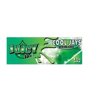Χαρτάκια στριφτού Αρωματικά Juicy Jays 1&1/4 Cool Jays Mentolicious (μέντα) - 1 Πακετάκι