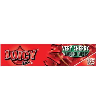 Χαρτάκια στριφτού Αρωματικά Juicy Jays King Size Very Cherry (κεράσι) - 1 Πακετάκι